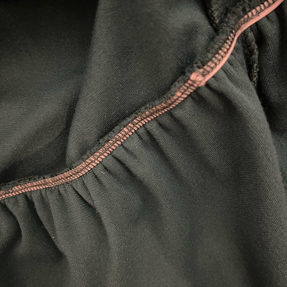 Green Velvet Peplum Tunic Long Sleeve Large - Picture 5 of 5